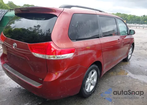 2012 Toyota Sienna Le 8 Passenger из США, поврежденный, VIN 5TDKA3DC5CS012254